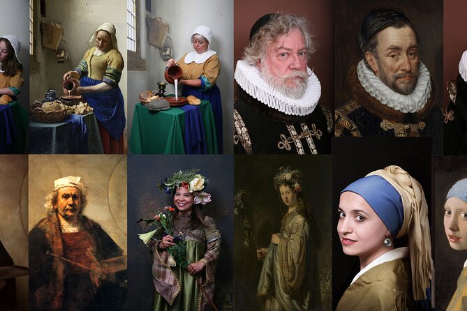 Become a Dutch Art Piece Photo Shoot in Amsterdam - Single Portrait - A souvenir with more personality than a magnet