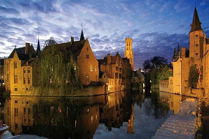 Bruges bus tour from Amsterdam - The first look at Bruges begins at Minnewater Lake