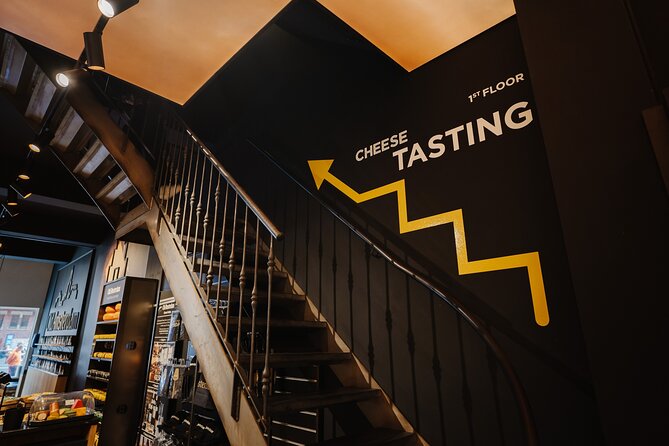 Cheese and Wine tasting in Amsterdam - Inside the Old Amsterdam Cheese Store on Damrak