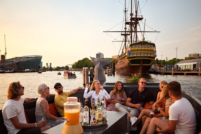 Classic Salonboat Tour in Amsterdam Including Cheese and Wine - Historic streets, museums, and unusual sights