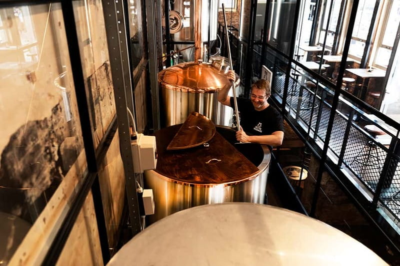Delft: Craft Beer Tasting in Medieval Brewery with Snacks - The medieval cellar and the choice of seats
