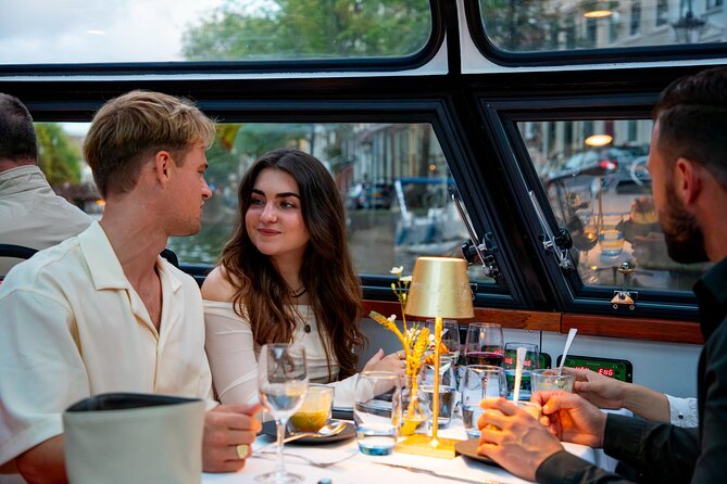Dinner Canal Cruise Amsterdam: 4-Courses Including Drinks - Central Station, NEMO, and the old harbor edge
