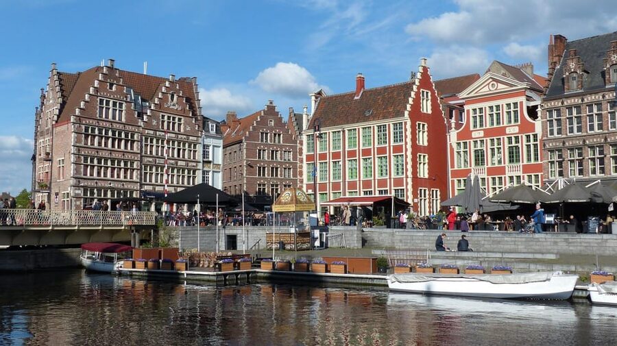 From Amsterdam: Antwerp & Ghent Full Day Tour - Canals and the final Antwerp view