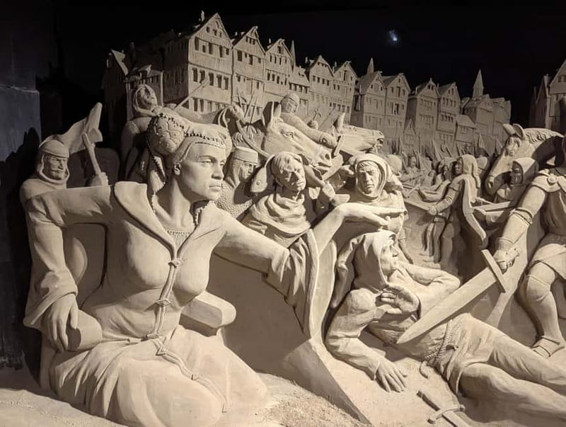 Garderen: Sandsculpture Exhibition Entry Ticket - From fishing village to Golden Age power