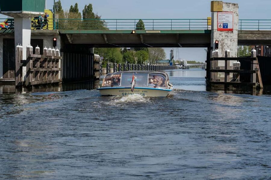 Groningen: City Canal Cruise - Martinitoren, bridges, and old church towers