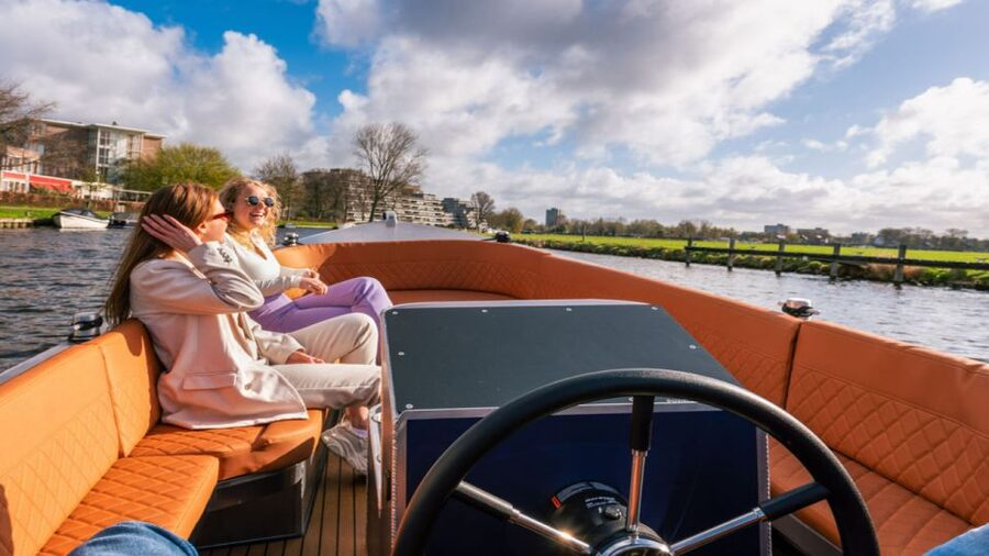 Haarlem: Self-Drive Private Electric Boat Rental - Haarlem from the captain’s seat