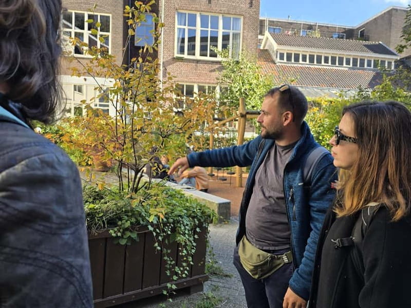 Liberal Amsterdam: Small-Group Walking Tour & Anne Frank VR - The Holocaust Names Monument and Blauwbrug