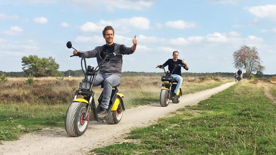 Otterlo: E-chopper rental - E-chopper comfort, style, and practical limits