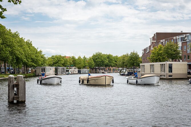 Private Haarlem Canal Cruise with Captain (Electric Boat) - Passing Molen De Adriaan