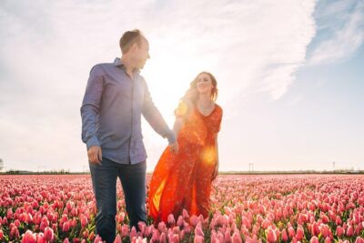 Professional Photoshoot at Private Tulip Field
