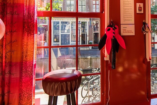 Red Light Secrets: Museum of Prostitution Amsterdam - Sitting behind the famous window