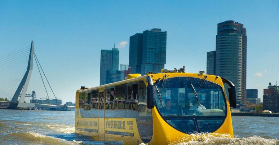 Rotterdam: 1-Hour Sightseeing Splash Tour - The road tour and Rotterdam’s modern character