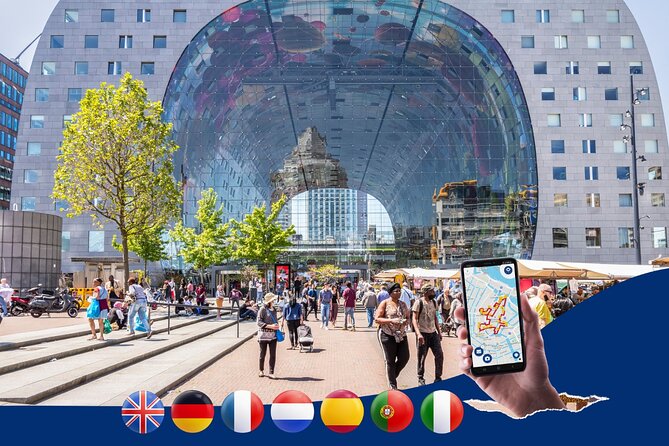Rotterdam: City Walk Audio Guide in 7 Languages on your Phone - The Cube Houses and the pencil-shaped tower