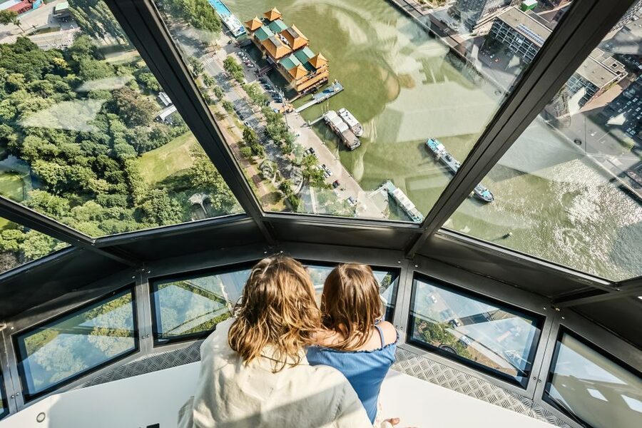 Rotterdam: Euromast Lookout Tower Ticket - What you see from the Euromast