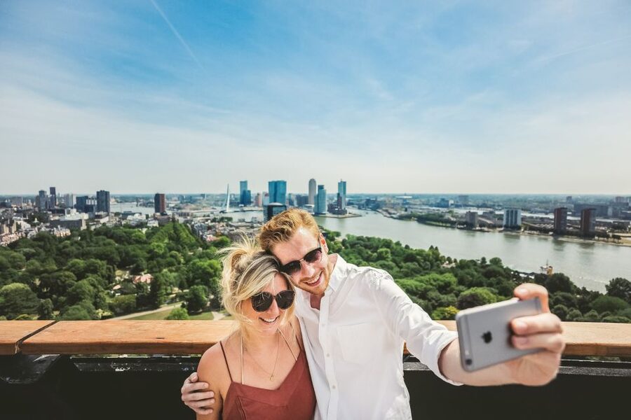 Rotterdam: Euromast Lookout Tower Ticket - Coffee, meals, and a view from the brasserie