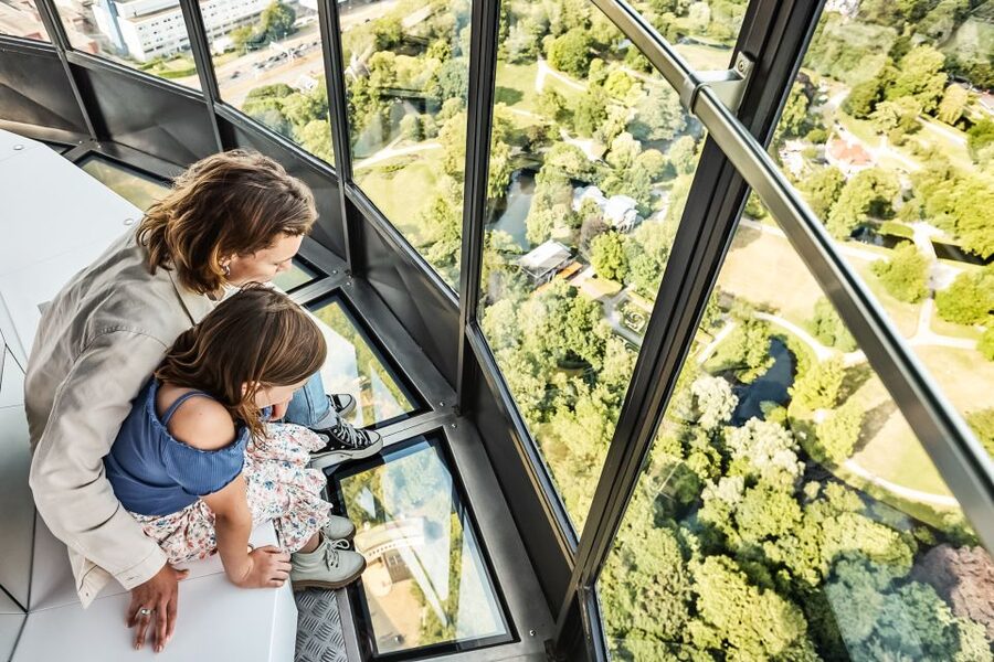 Rotterdam: Euromast Lookout Tower Ticket - The Euroscoop adds height, movement, and nerves