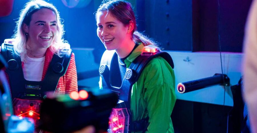 Rotterdam: Lasergame Actvity - A laser tag arena inside a real ship