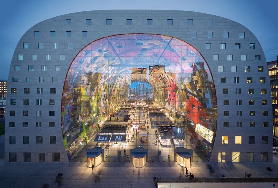 Rotterdam: Markthal Tour, Meet & Taste, and Het Witte Huis - Reaching Het Witte Huis rooftop