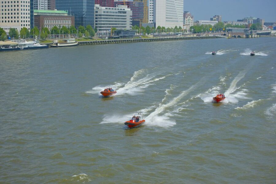 Rotterdam: Private Maas River Speedboat Cruise - Pernis and Wilton Harbor add industrial context