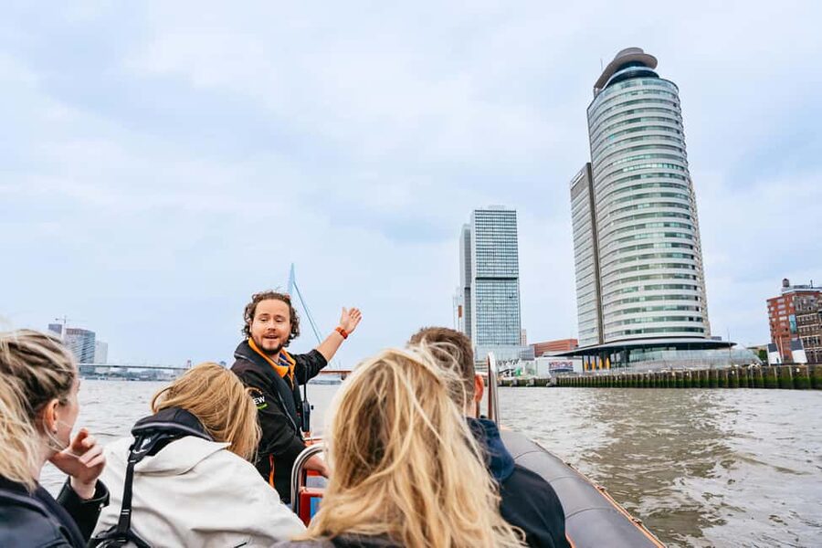 Rotterdam: RIB Speedboat Sightseeing Cruise - Rotterdam Seen at Full Throttle