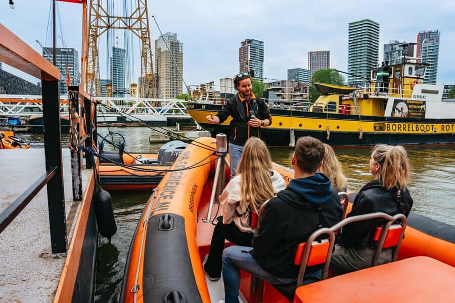 Rotterdam: RIB Speedboat Sightseeing Cruise - Delfshaven and Rotterdam’s Older Side
