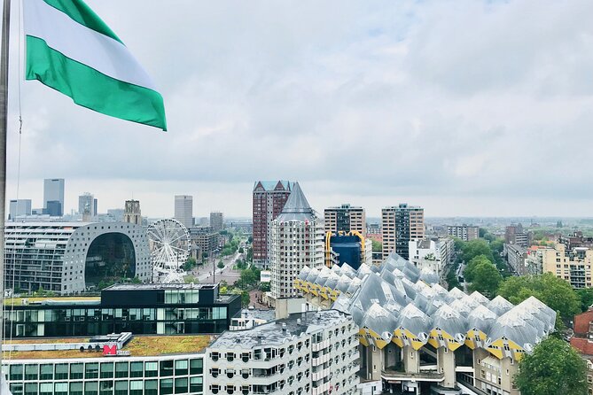 Rotterdam Rooftop tour - The NH Atlanta rooftop and the Coolsingel view