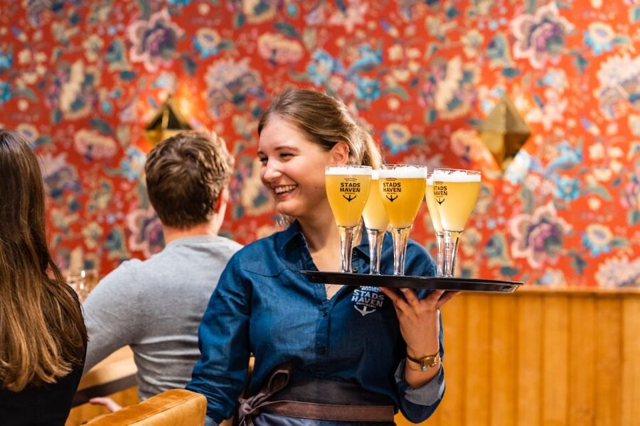 Rotterdam: Stadshaven Brewery Tour with Beer Tastings - Video, AR, stairs, and the viewing platform