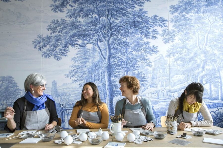 Royal Delft: Delftblue Factory and Museum - Entering the 1653 building