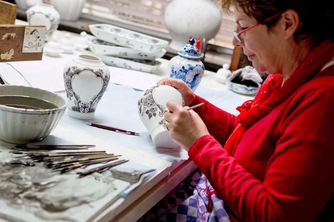 Royal Delft: Delftblue Factory and Museum Admission Ticket - The factory floor and the painters