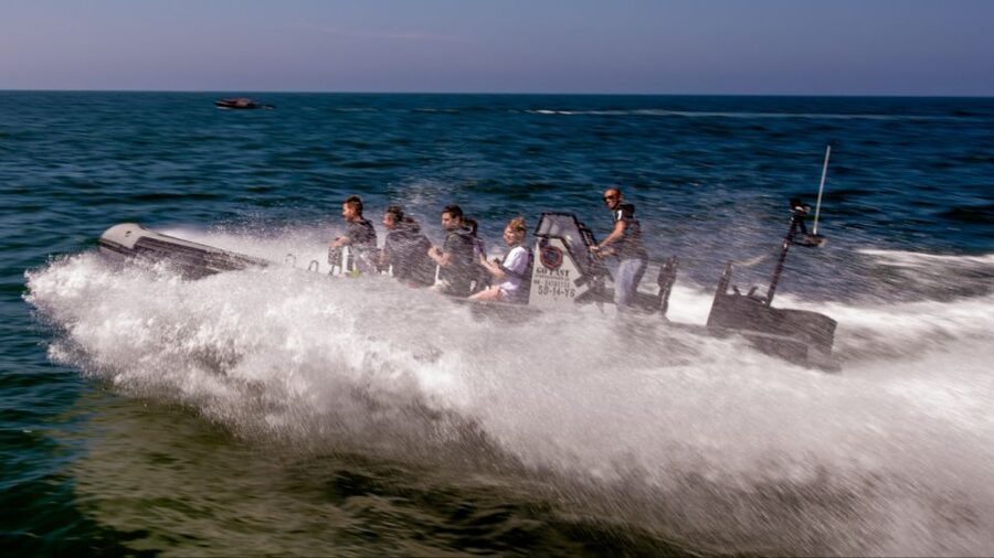 The Hague: Scheveningen Beach RIB Speedboat Tour - What the speed feels like on a 9-meter boat