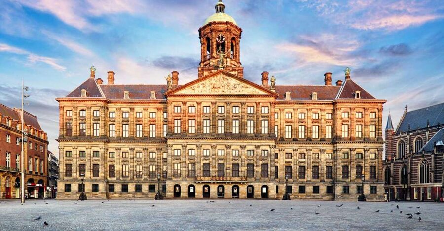 The True Story of Anne Frank's Diary Private Guided Tour - Looking toward the Westerkerk from the Anne Frank Monument