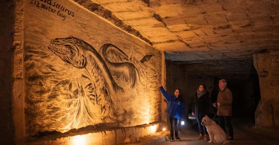 Valkenburg: Municipal Cave Guided Tour - Marlstone formed in the age of dinosaurs
