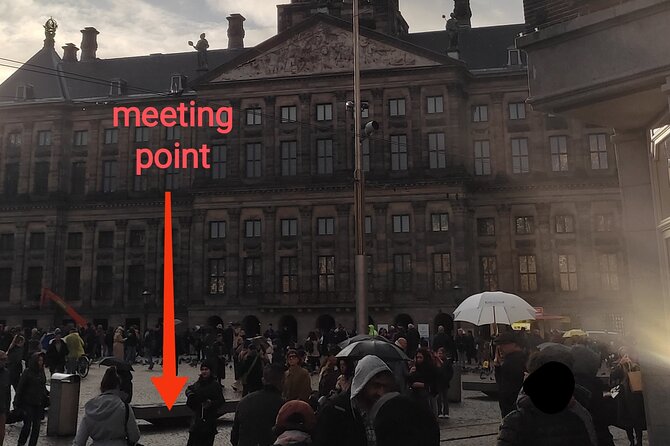 Walking Tour of Haunted Amsterdam - Dam Square begins the story in costume