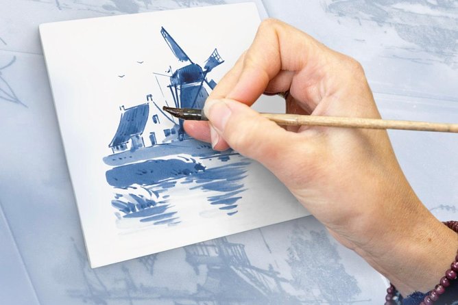 Workshop 'Paint your own Delft Blue Tile!' - Choosing and Painting Your Final Tile