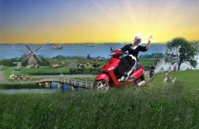 Windmills, Clogs & Cheese by Electric Scooter